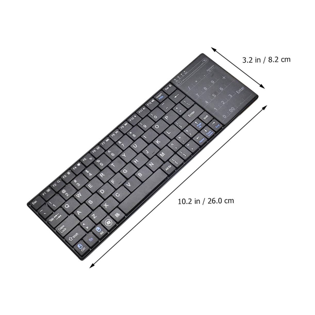 Tastiera Wireless Touchpad Tastiera Senza Fili Per Computer Portatile Connessione Stabile Fino Metri