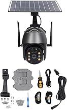 Câmera de Vigilância Solar HD de 3MP, Câmera de Segurança Solar Sem Fio, Câmera Externa, Câmera de Vigilância Com Energia Solar HD de 3MP 1080P (4G EUA)