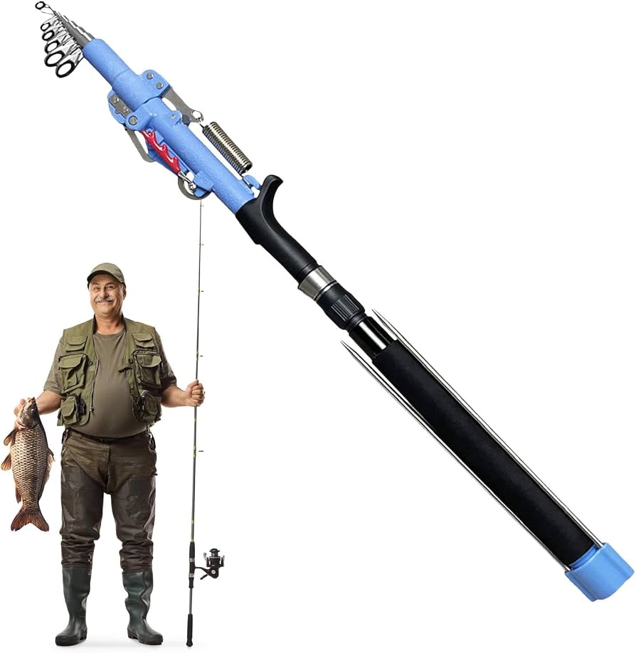 Telescopic Fishing Rod, Telescopic Fishing Rod | Adjustable Fishing Rods for Adults, Fishing Rod for Bass