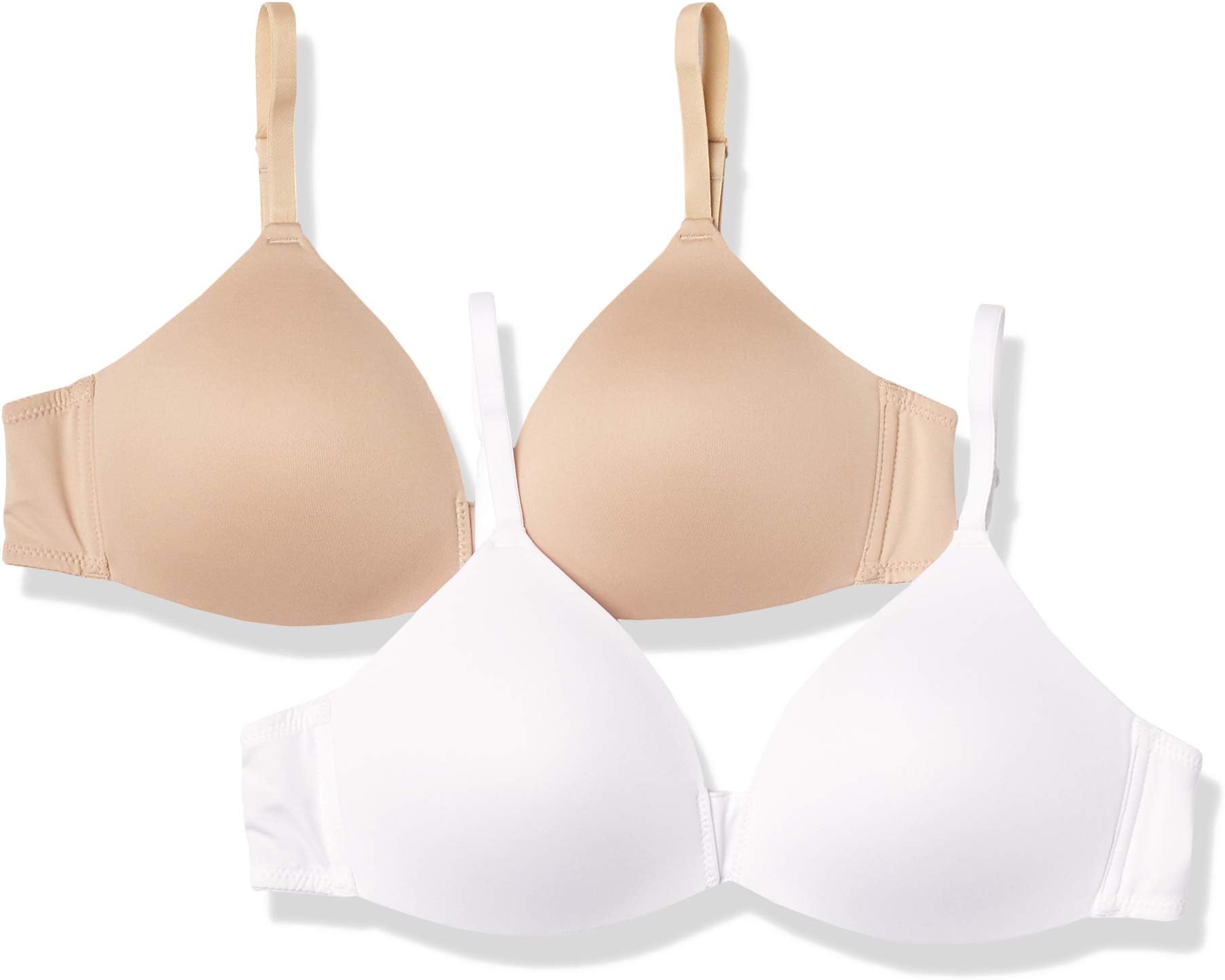 Girl's 2-Pack Molded Wirefree Bra Training Bra (Pack of 2)