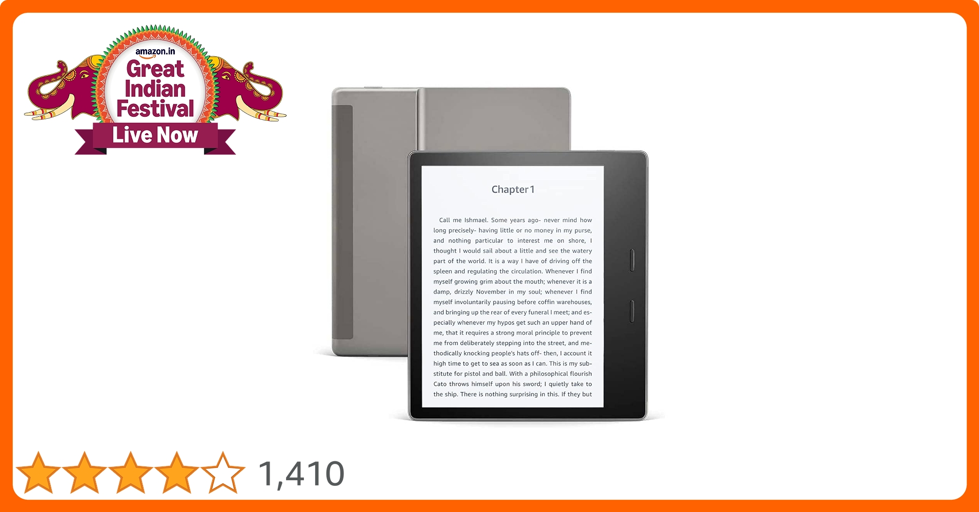 All-New Kindle Oasis (10th Gen) - Now with adjustable warm
