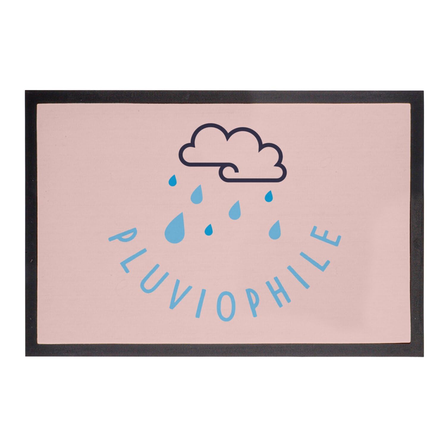Paillasson Rose Pluviophile tapis entrée Bretagne Nord 60x40