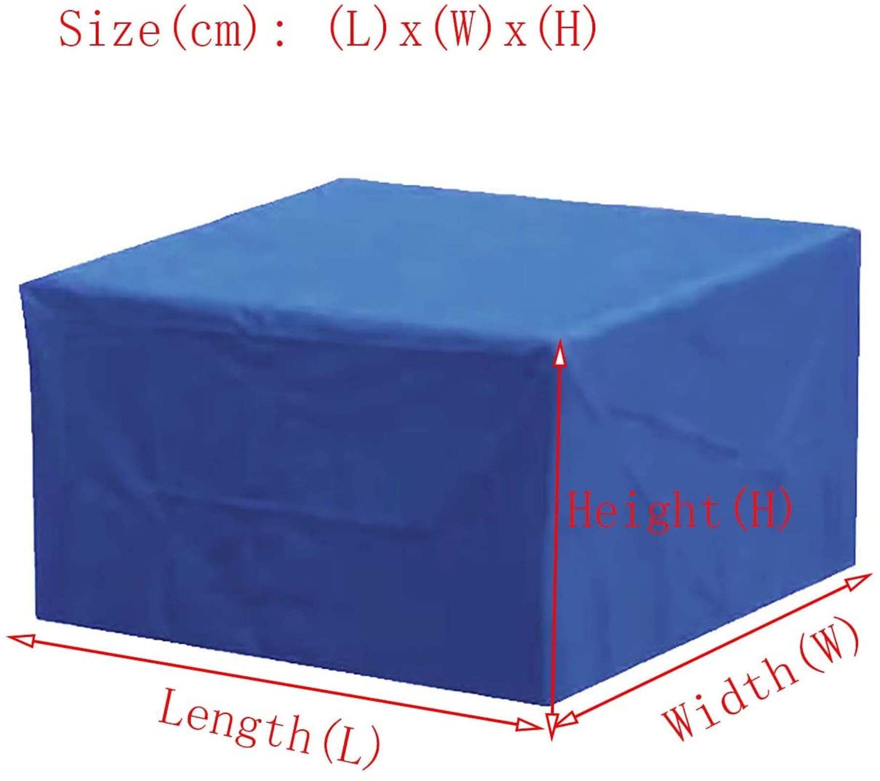 Copertura per mobili da Giardino Impermeabile, Copertura per mobili da terrazza 210D Copertura di Protezione UV in Tessuto Oxford Resistente Adatta per Esterni t