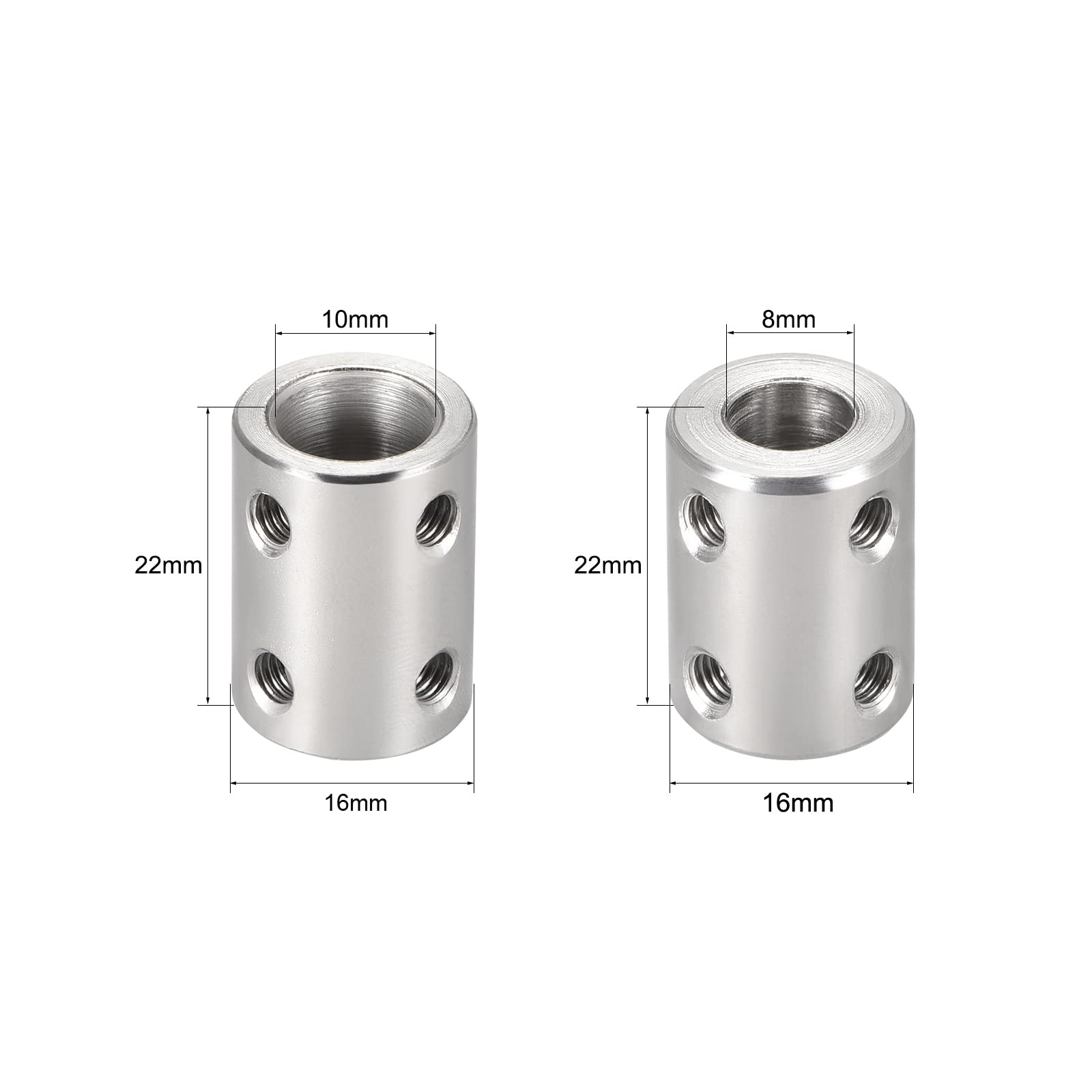 Uxcell 5mm To 8mm Bore Rigid Coupling Set Screw L25XD20 - View #10