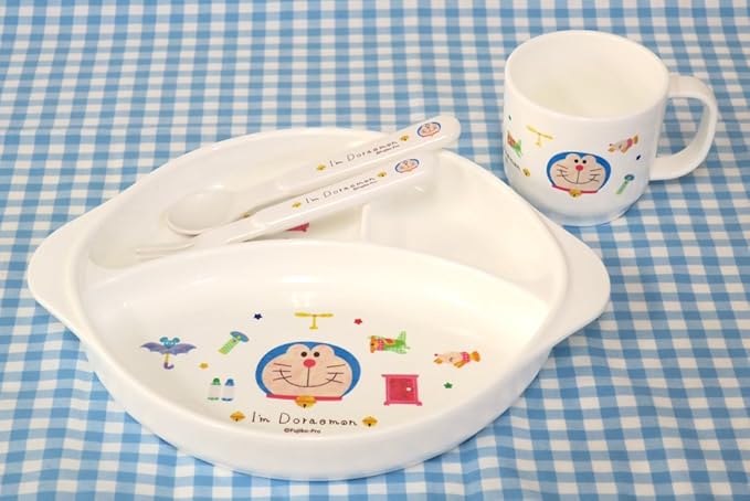 Amazon Co Jp オーエスケー 子供用食器 ドラえもん I M Doraemon ランチ皿 足ゴム付 Cb 36 ベビー マタニティ