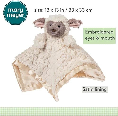 Vista 13 de Mary Meyer Baby Lovey Putty - Manta de seguridad para niños y niñas recién nacidos y niños pequeños, juguete suave para acurrucarse, 13 x 13 Coral