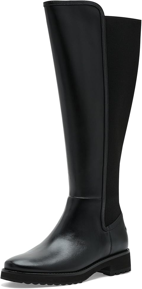 Женские ботинки Cole Haan Lyndon Waterproof Tall Equestrian, цвет: Чёрный