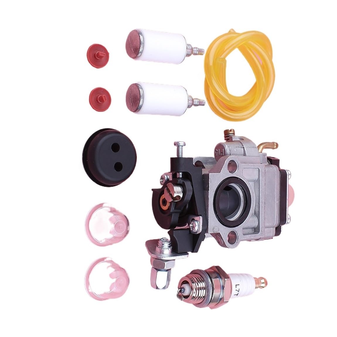 Kit de verificación de Bombilla de imprimación de línea de Filtro de Combustible de carburador Apto for Piezas de Herramientas de jardín de Motor de 43cc 49cc 4300 4900