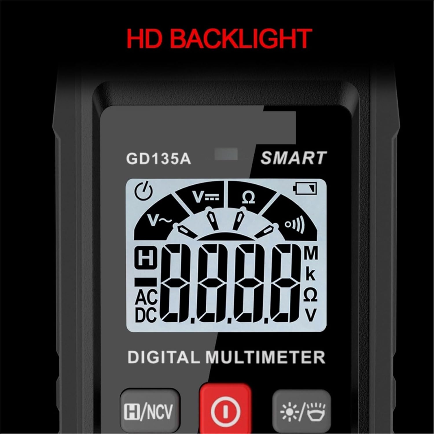 Digital Multimeter Auto Range DMM Voltmeter True RMS AC DC NCV Ohm Voltage Meter Multi-Meter 4000 Counts Smart Multitester