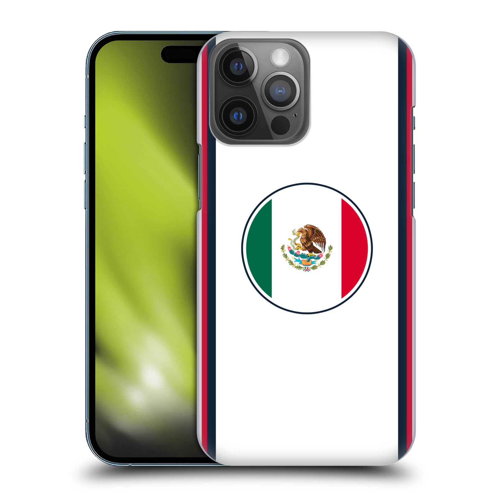 Coque foot Mexique iPhone 14 Pro Max rigide México Aztèque - 8