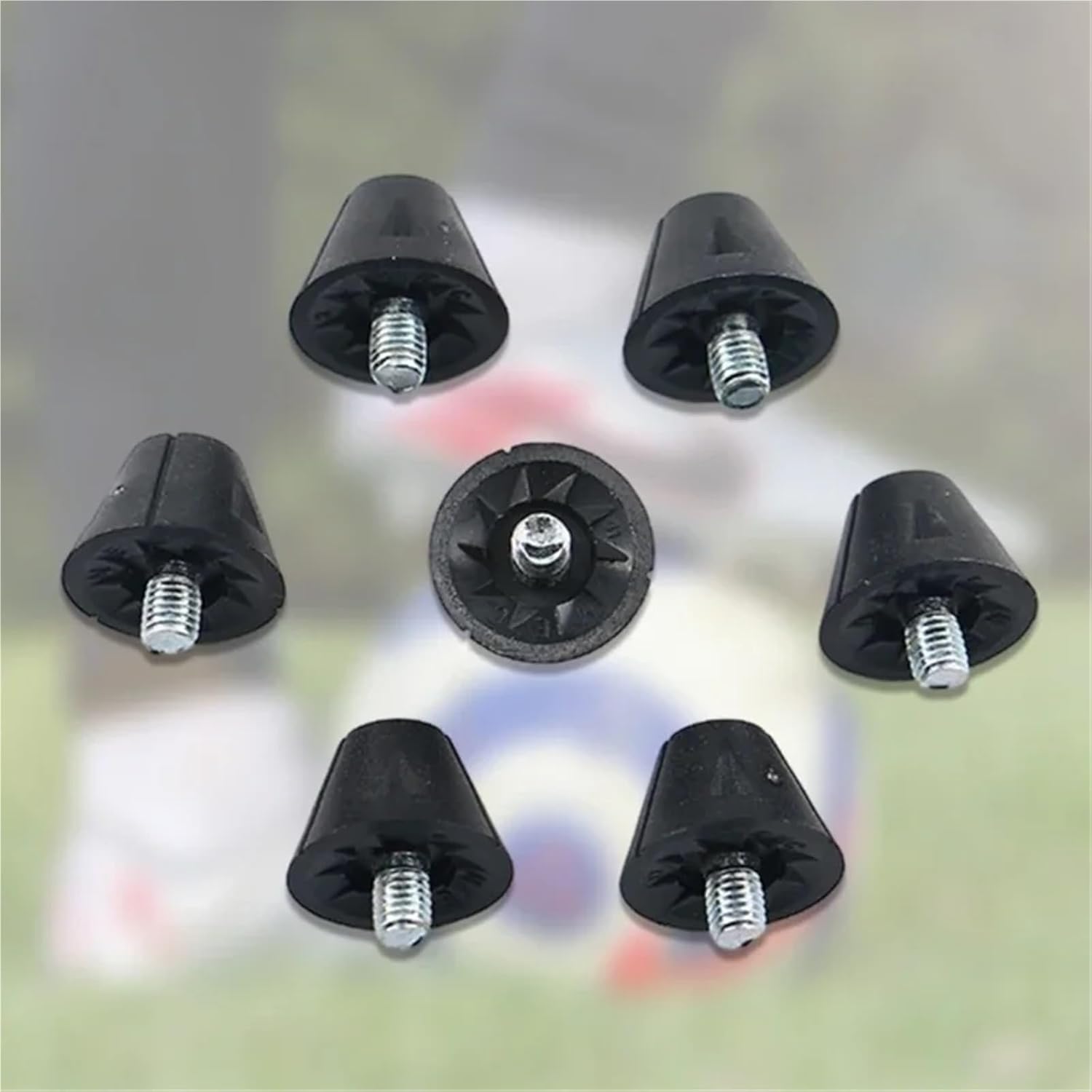 Football Boot Studs 24pcs Universal Football Shoe Studs Replacement Soccer Cleats Boot Spikes for Shoes Reliable