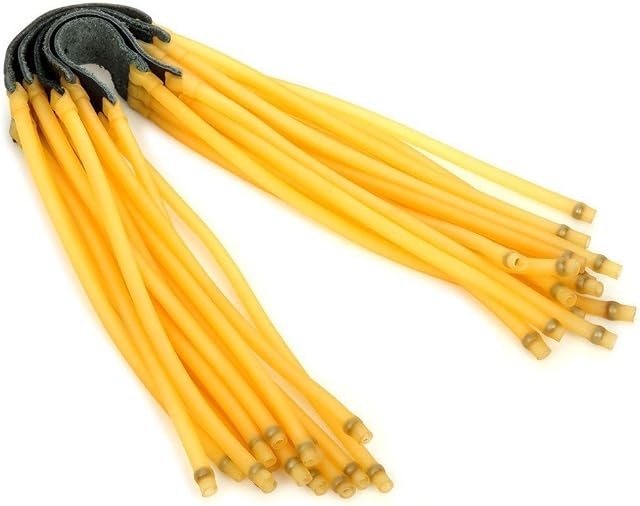HONGCI 5 X 6 Strips Slingshot Rubber Bands Hunting Catapults Rubber Bands