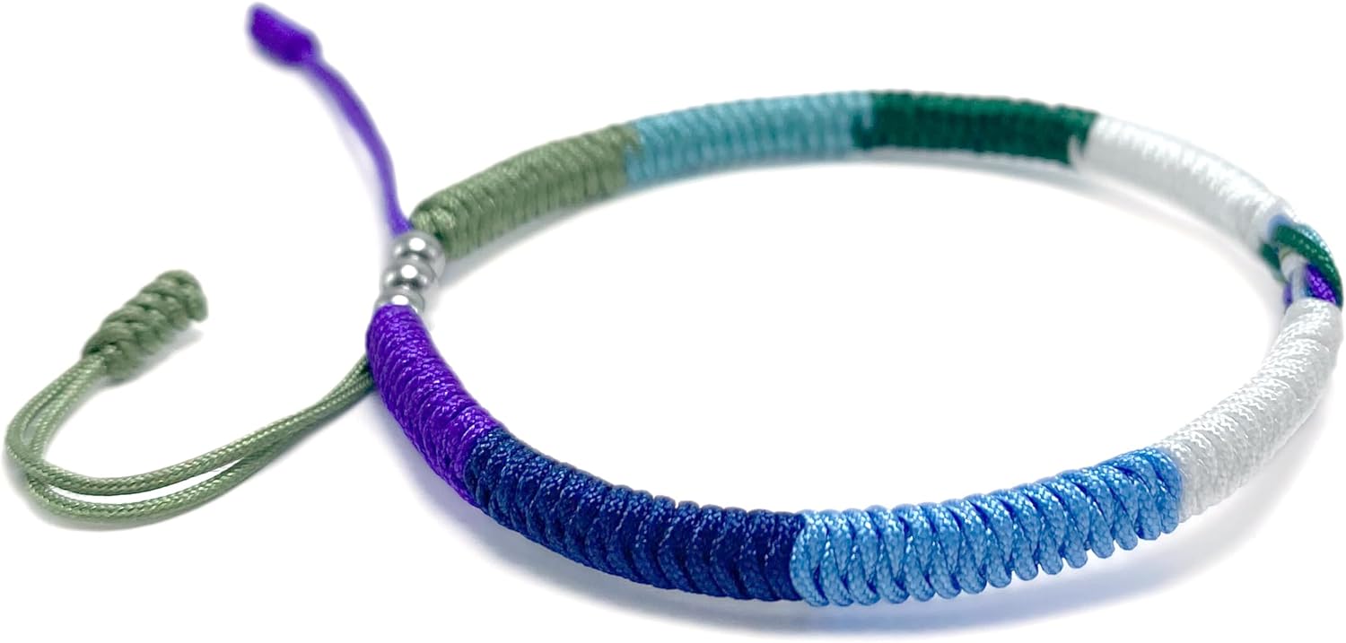 LAMIBEE Pride Infinity Love Wins, LGBTQAI+ Pride Love Wins Tibetan Wrist Wrap Bracelets, With LGBTQ Surfer String Rope Bracelet for Him and Her, Women Men, Support LGBTQ Community - Image 4