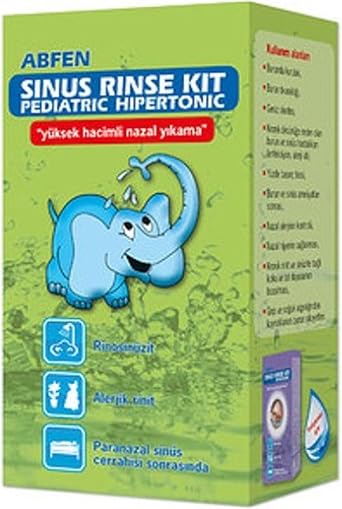 Abfen Farma Sinus Rinse Kit Pediatric Hypertonic High Volume Nasal Washing