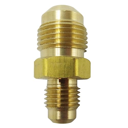 Legines Brass Tube Fitting, SAE 45 Degree Flare Reducing Union,