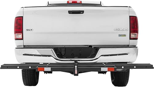 Miniatura 8 de Black Widow Steel Compact Dirt Bike eBike Fat Tire Class III IV 2" enganche montado portador con rampa de carga, capacidad de 300 libras,