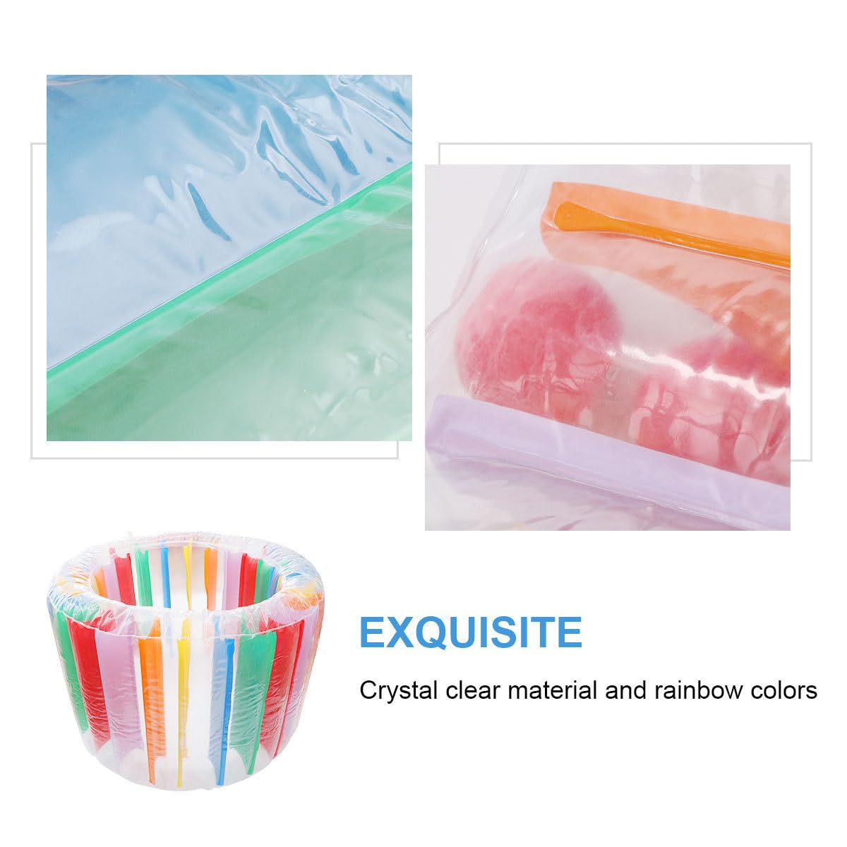 Rodillo Flotante Inflable de PVC Colorido para Niños 1 Pieza