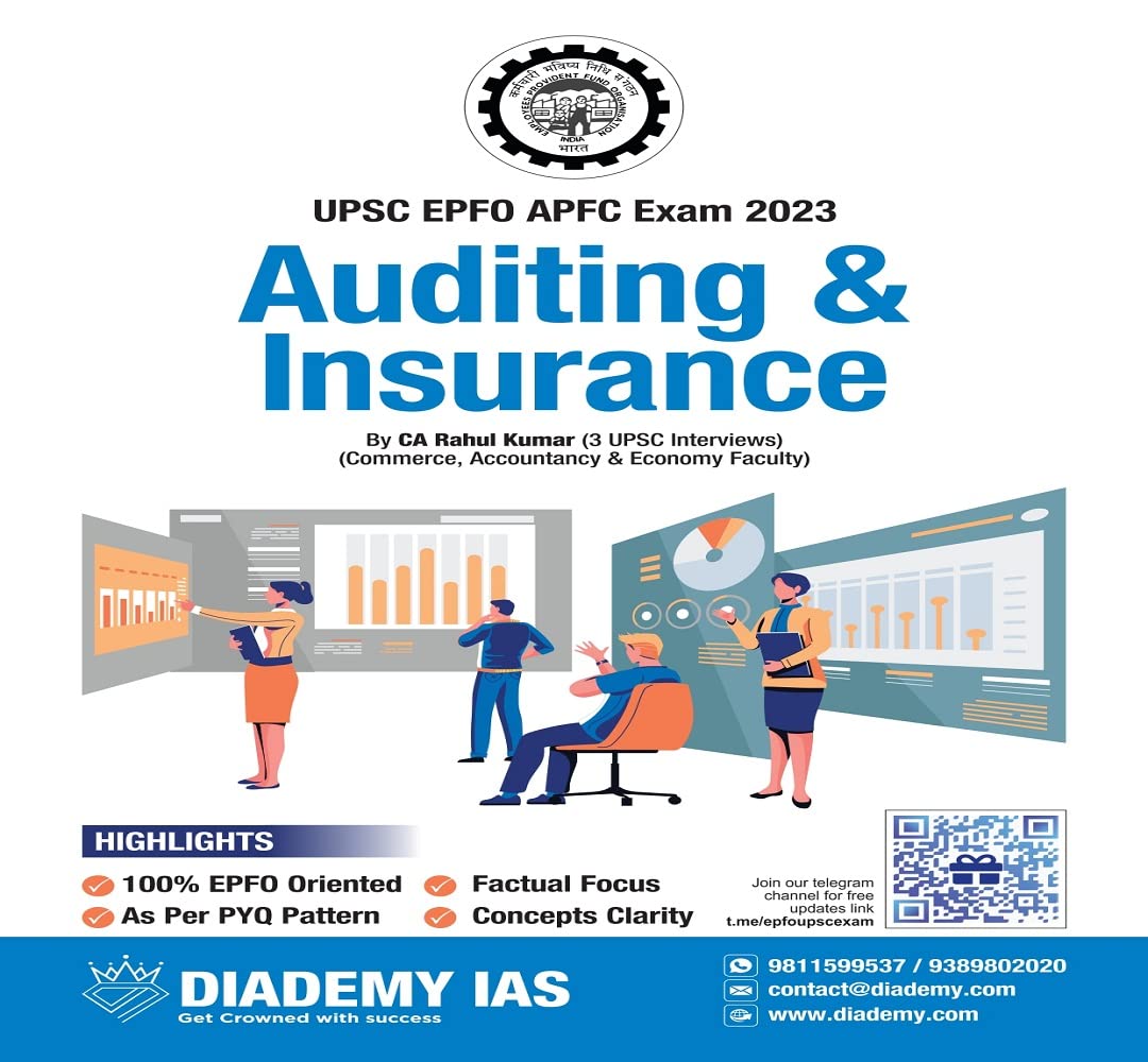 Buy Auditing & Insurance by Diademy IAS Epfo apfc /ao /eo exam 2023