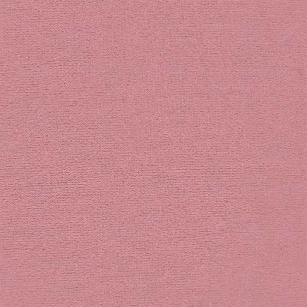 Schaukelstuhl mit Polsterung Rosa, Samtbezug mit Quadraten-Design, Relaxstuhl mit Dicker Schaumstoffpolsterung, Stahlgestell und Holzkufen, maximale Belastung 110 kg