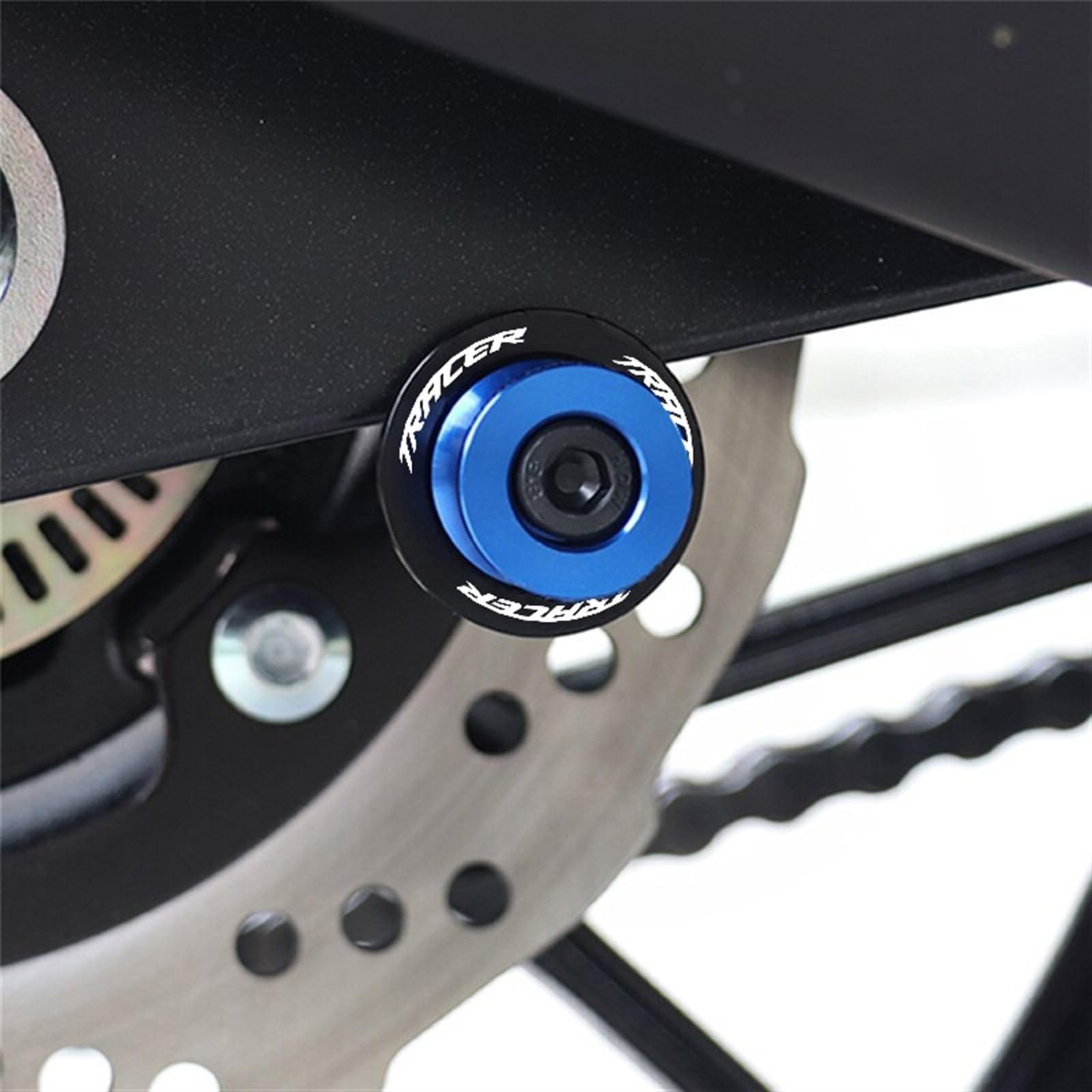 Motocykl CNC szpule wahacza stojak i brelok kompatybilny z Yamaha Tracer 900 700 GT Tracer700 Tracer 7 MT09 2016-2022
