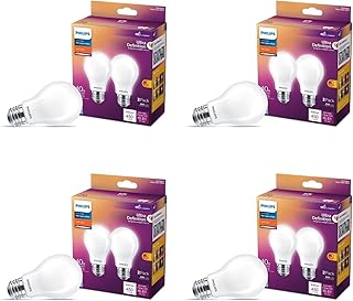 LED 60W A19 8-Pack Ultra Definition (2700K) 800 Lumen (8W = 60W) Dimmabl...
