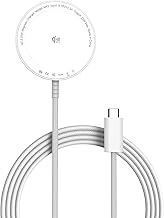2-Pack Magnetic Wireless Charger, 5ft Qi2 25W Fast Charging Pad Compatible with MagSafe for iPhone Air/17/16/15/14/13/12, AirPods 4/3/2/Pro, Pixel 10 Series & More (No Adapter)