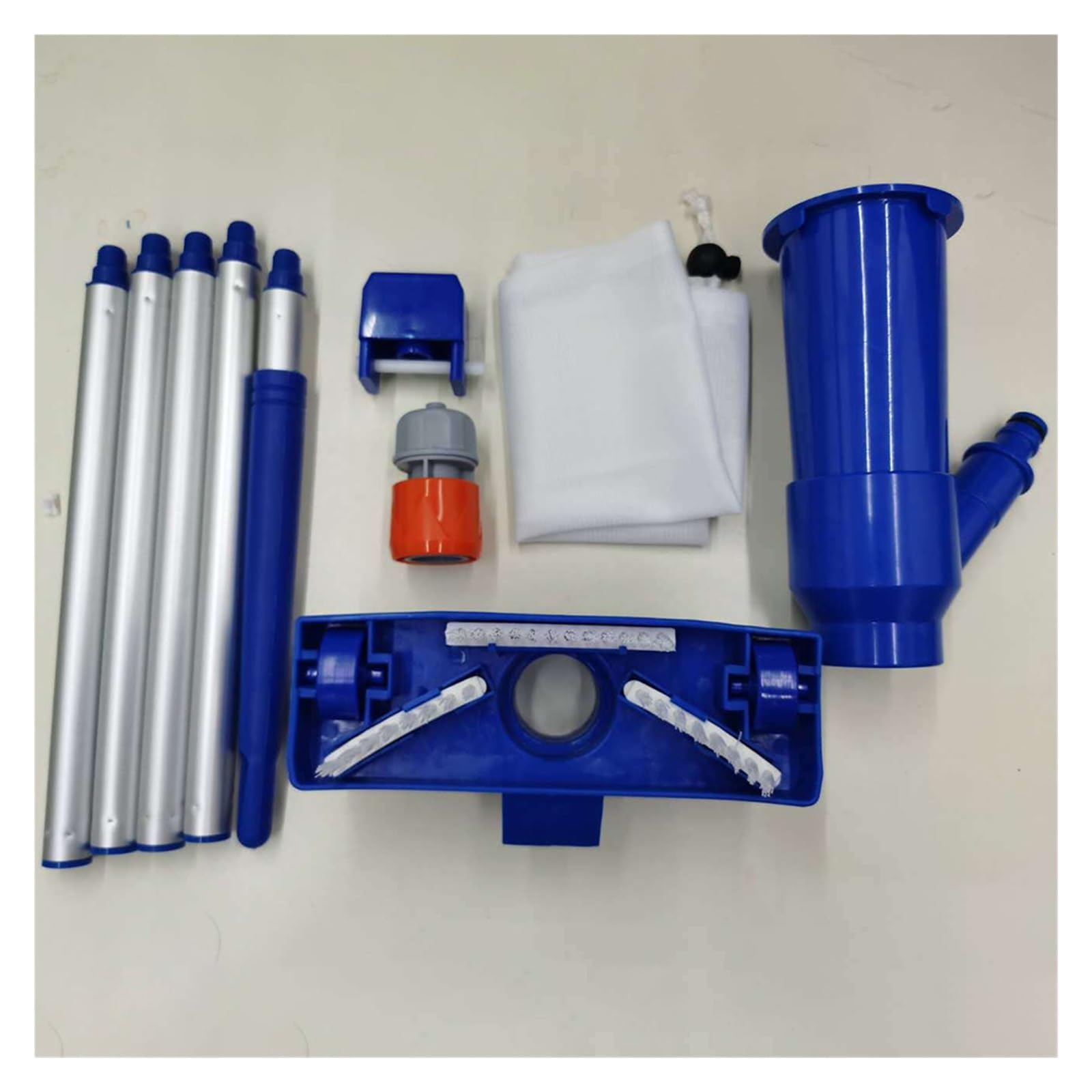 Limpiafondos automáticos para piscinas Kit de limpieza al vacío for piscina, red de fondo limpio for filtro de piscina, juego de aspiradora for piscina, Skimmer de limpieza, herramienta de limpieza de