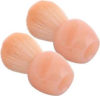 GALPADA Mini Powder Blush Brush Set 2pcs Fluf...