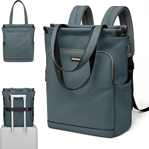GOLF SUPAGS Convertible Laptop Backpack for Women - Casual Daypack, Notebook Tote for Work, College, Travel, Leisure