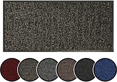 BLADO Washable Door Mats Indoor & Outdoor - Non-Slippery Heavy Duty Doormats Indoor - Stylish & Large Rubber Door Mat - Perfect Dust Grabbing Outdoor & Indoor Door Mat (Red, 90cm x 150cm)