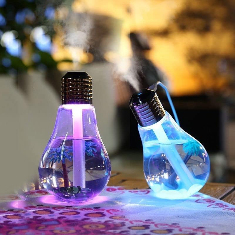 Humidifier For Room Air Humidifier For Bedroom Cool Mist Humidifier For Baby Oil Diffuser Aroma Air Humidifier with Colorful Light Multi Design Color (Bulb)-image-49
