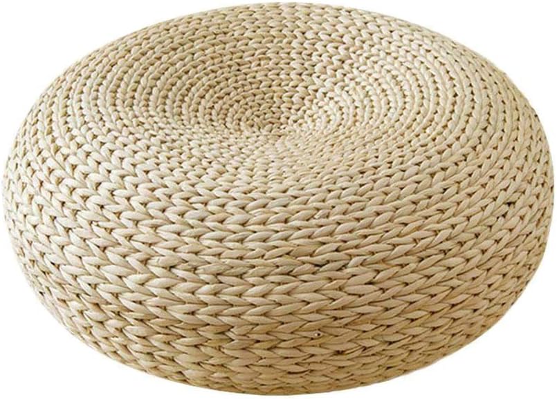Round Room Floor Mat Handmade Straw Woven Yoga Seat Cushion Dining Room Tatami Pad