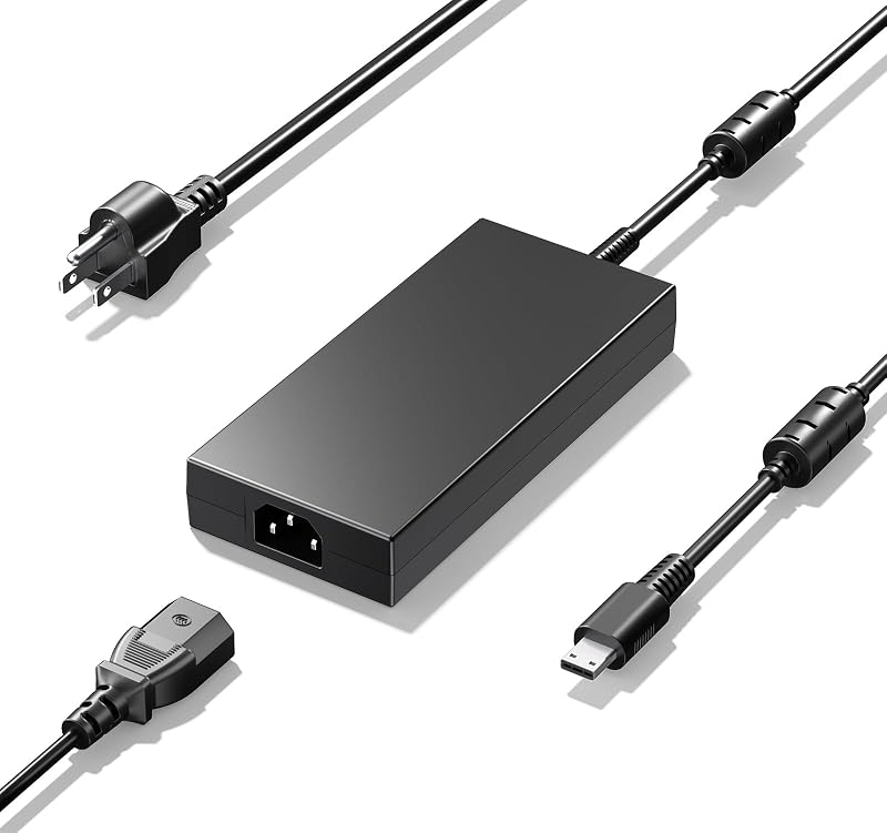 240W Charger Fit for MSI Stealth GS77 17 A16 16 AI Studio Creator | Compatible with MSI Alpha 17 C7V, CreatorPro 16, Creator A16 16 Z16, GE66 GE76 Raider, GP66 GP76 Leopard, WE76 Power Adapter