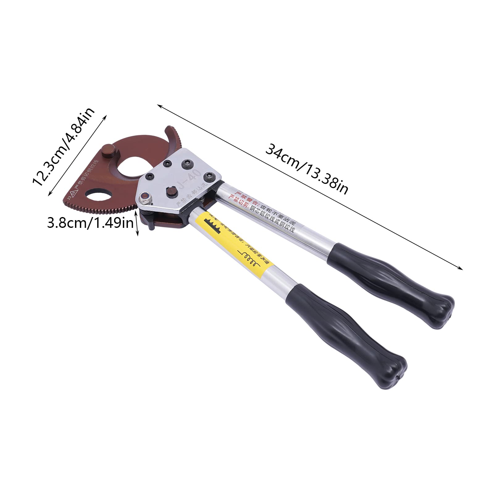 Tagliacavi Cesoie Cricchetto Cutter Cutter Cutter Cavo Tagliacavi Con Maniglia Pinza Cavo,Usato Per Il Taglio Di Cavi In Alluminio