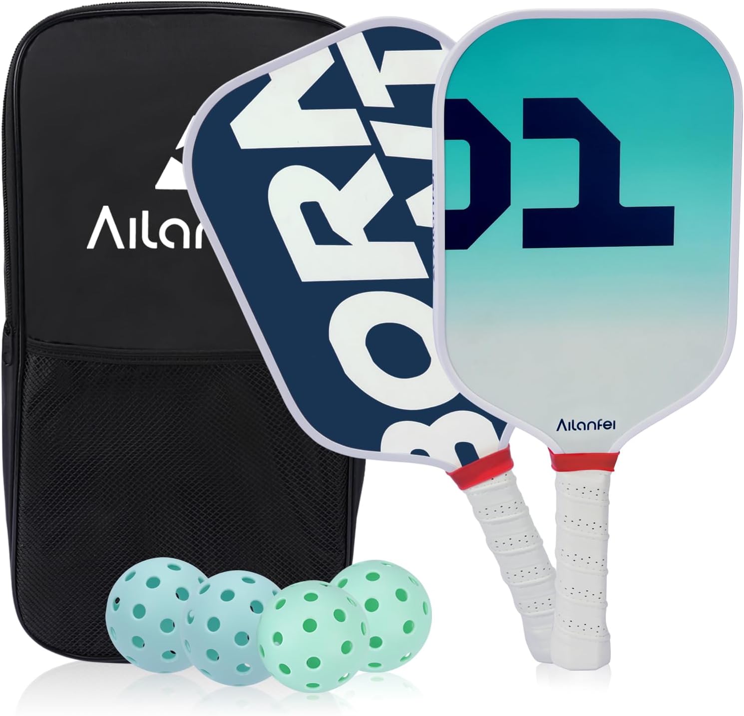 Pickleball Paddles Set, T700 Carbon Fiber Pickleball Paddles, a Lightweight Pickleball Paddle Suitable for Intermediate and Professional Players