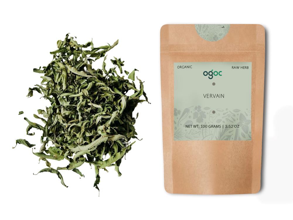Premium Organic Dried Verbena Leaves | Herbal Supplement | Natural Relaxant & Wellness Booster | 100% Pure & Aromatic | 70G