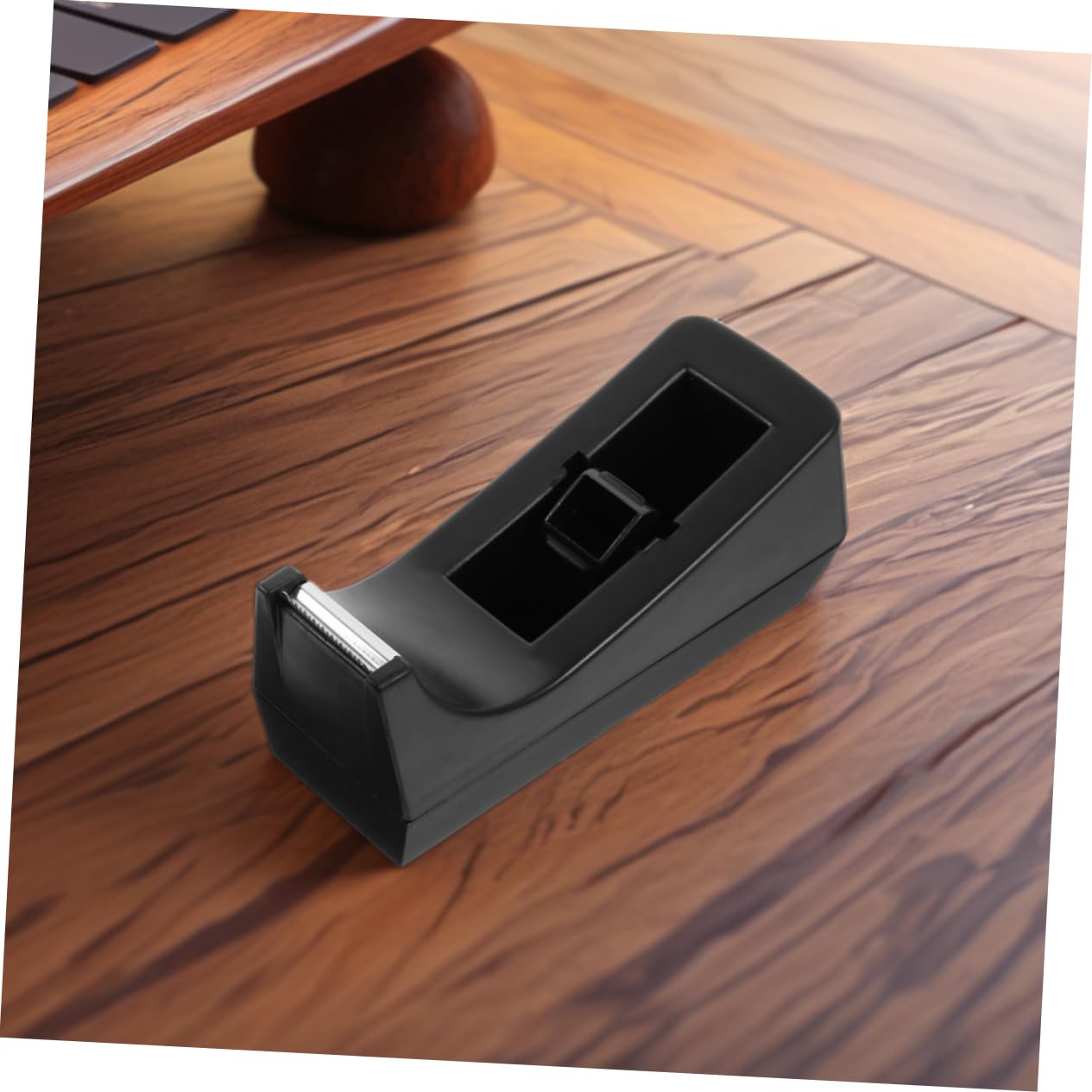 Distributore di Nastro Adesivo da Scrivania Nero Compatto Abs | Set 1 Pezzo, Design Estetico e Multifunzione, per Scuola e Laboratorio