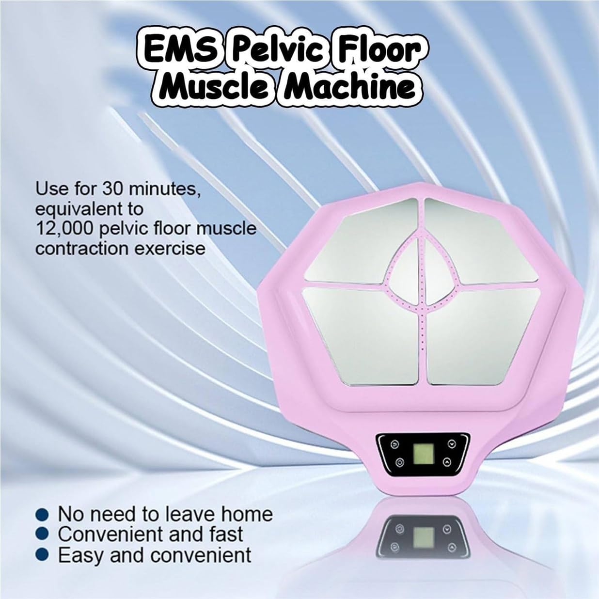 Dispositivo di Riparazione dei Muscoli del Pavimento Pelvico, Simula Gli Esercizi di Kegel per Rafforzare E Supportare La Salute Pelvica - Allevia L'incontinenza Urinaria Femminile Pink