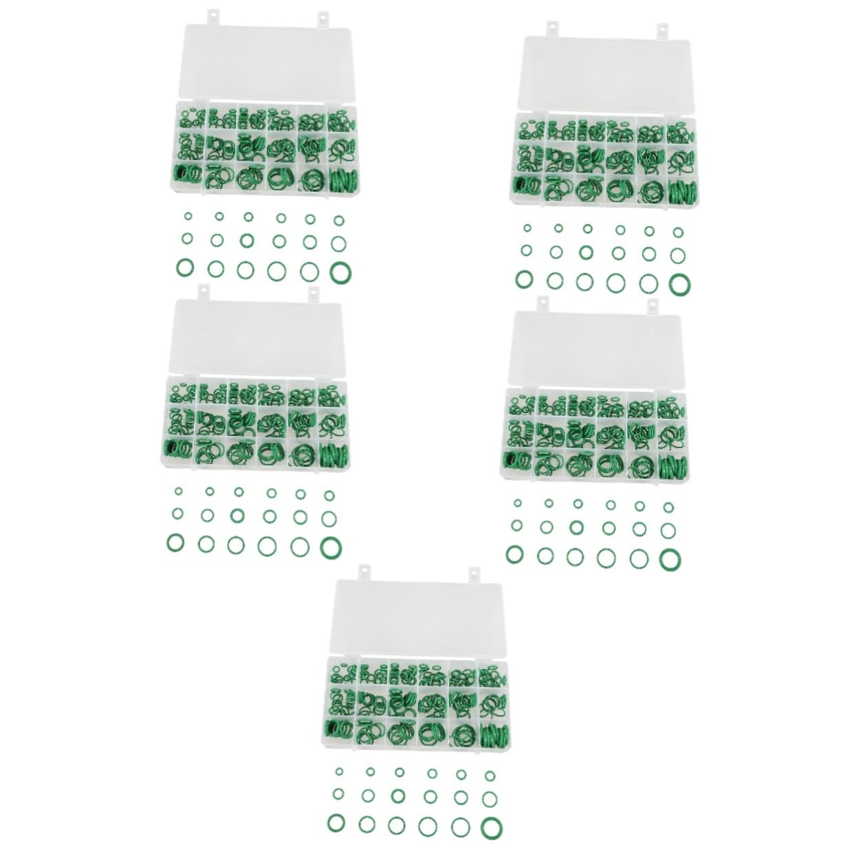 1350pcs Rubber Seal Car Air Conditioner and Compressor Repair Lightweight Gasket Kit for Versatile Automotive and Plumbing Use Compact Storage