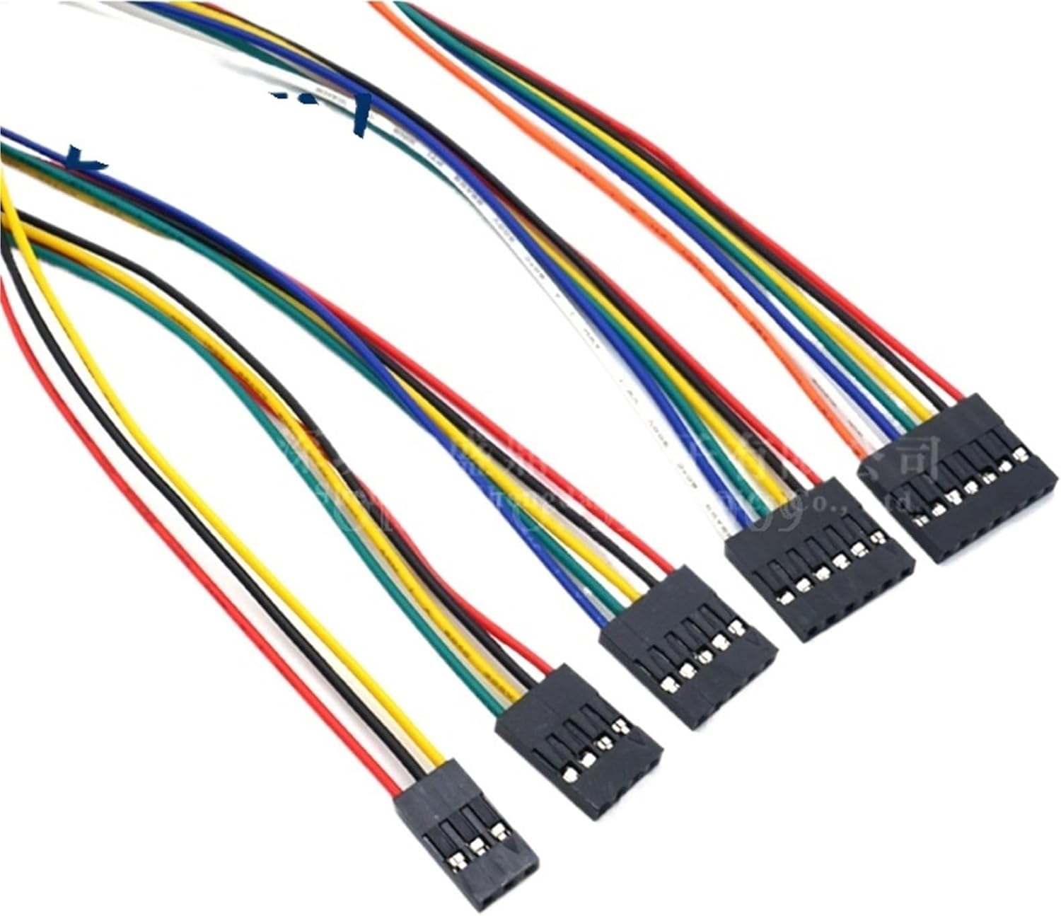 10PCS Wire Line Female to Female 1P2 3 4 5 6 7 8 9 10 12 Pin Cable Connector Jumper Cable Wire for PCB(20cm,9P)