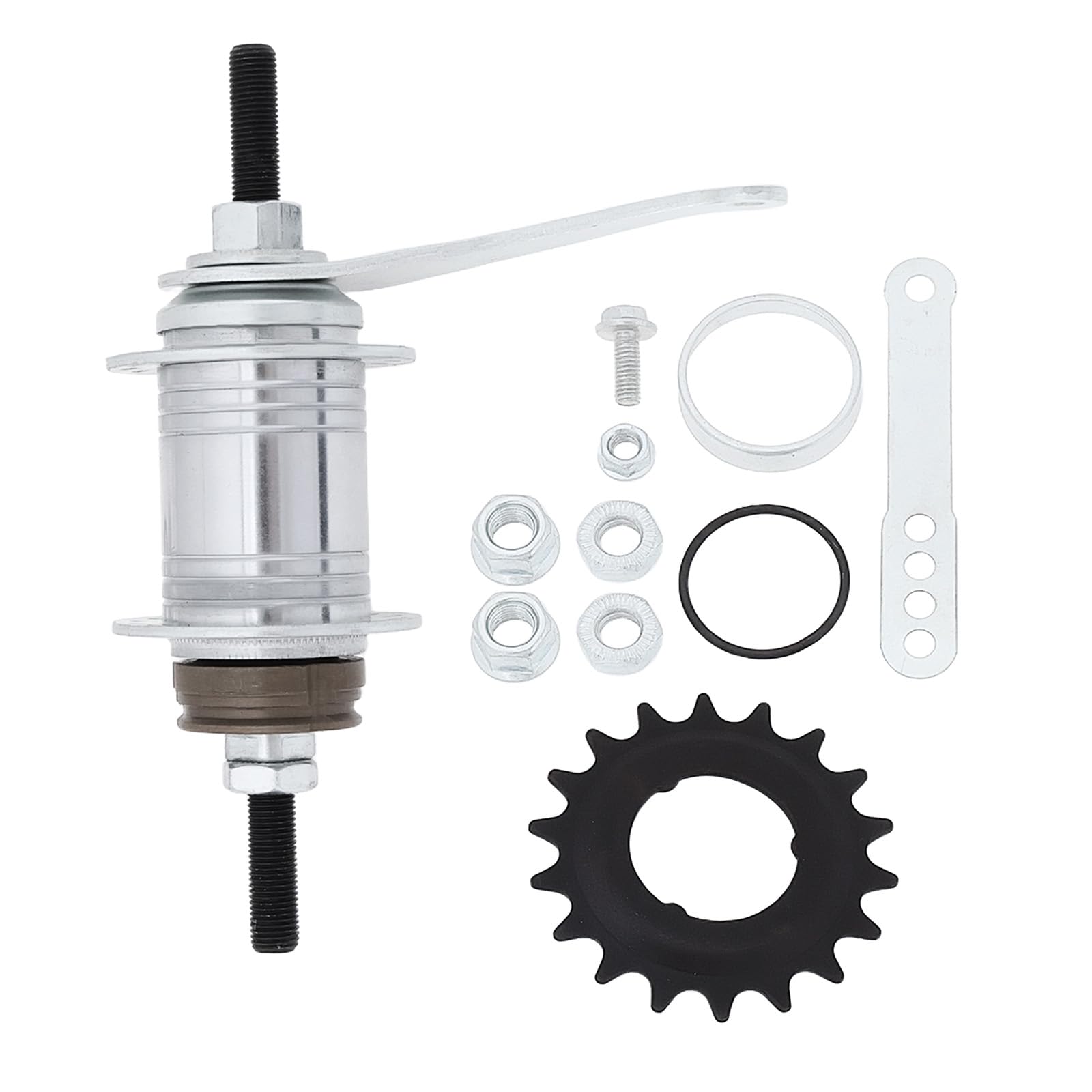 Briny River Bicycle Brake Rear Hub 32 Hole Coaster Brake Hub Reversing Backwards Brake Hub, Rear Hub 38.5mm