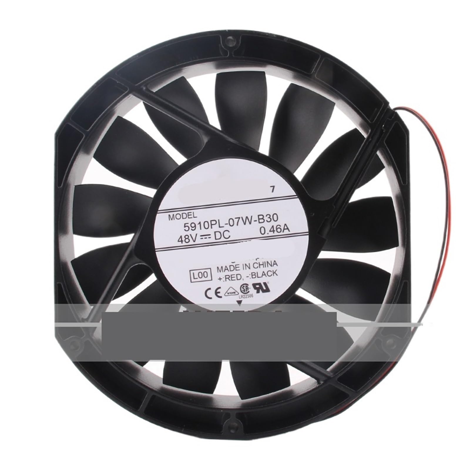 UWUKCJOKQ 5910PL-07W-B30 Fan DC48V 0.46A Cooling 172 * 25mm
