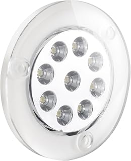 RecPro RV Exterior Docking Light | 9 LEDs | Two-Wire Design | For Camping, Boating & Fishing