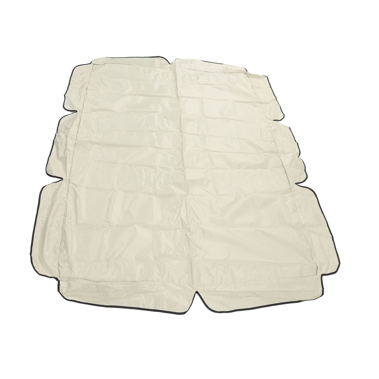 Toldo oscilante impermeable 164x114cm en beige para jardín y patio