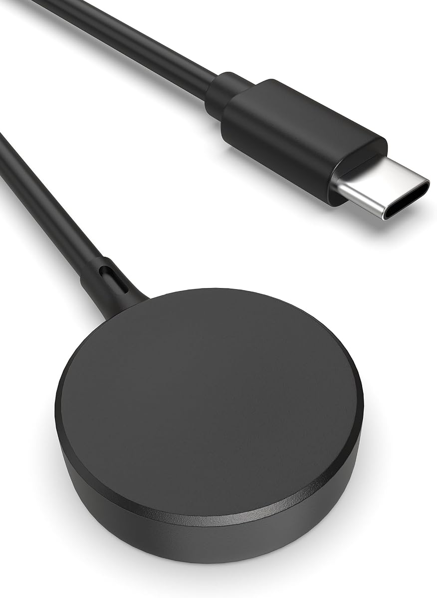 Sinoacc 1 Pack for Samsung Watch Charger Compatible with Galaxy Watch 8/8 Classic/Ultra/7/6/6 Classic/5/5 Pro/4/3/Active 2/1/Fe Smartwatch 100CM USB C Magnetic Fast Charging Cable Dock