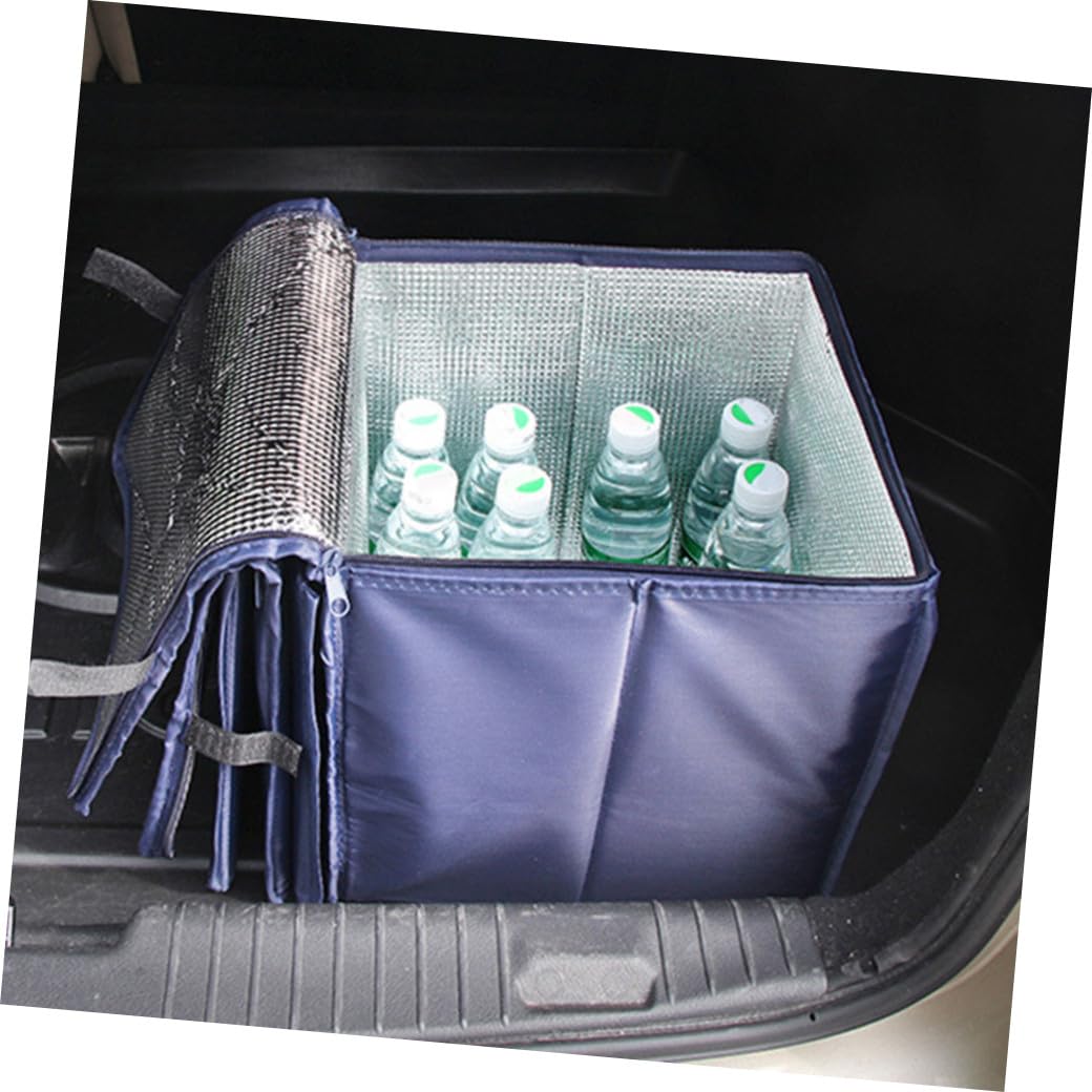 Anneome 4griglie Portaoggetti Pieghevole Per Bagagliaio Auto Contenitore Organizer Espandibile Realizzato in Pvc Per Trasporto Di Snack Bevande e Attrezzature