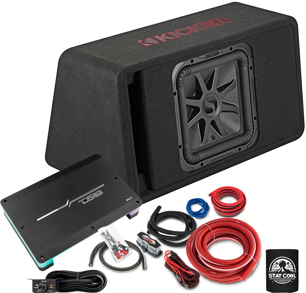 Amazon.com: KICKER Subwoofer and Amp Package of 3 Items - 12