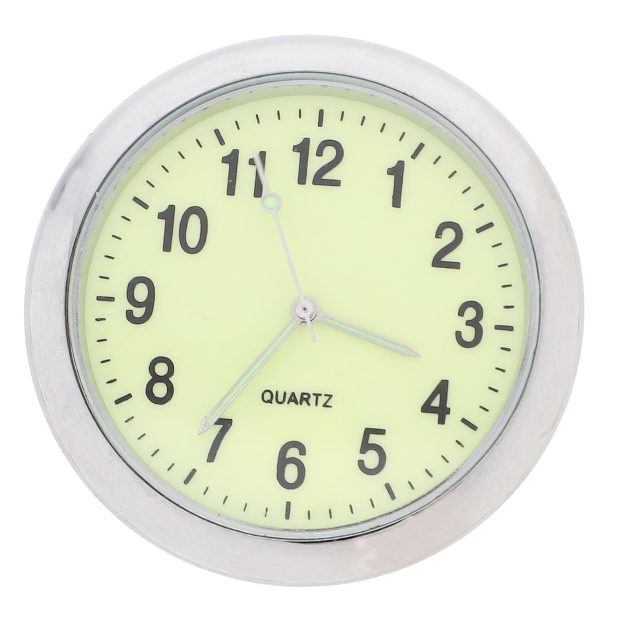 Stick On Car Clock Mini Round Automotive Clock Adhesive for Dashboard for Car Interior and Vehicle Accessories