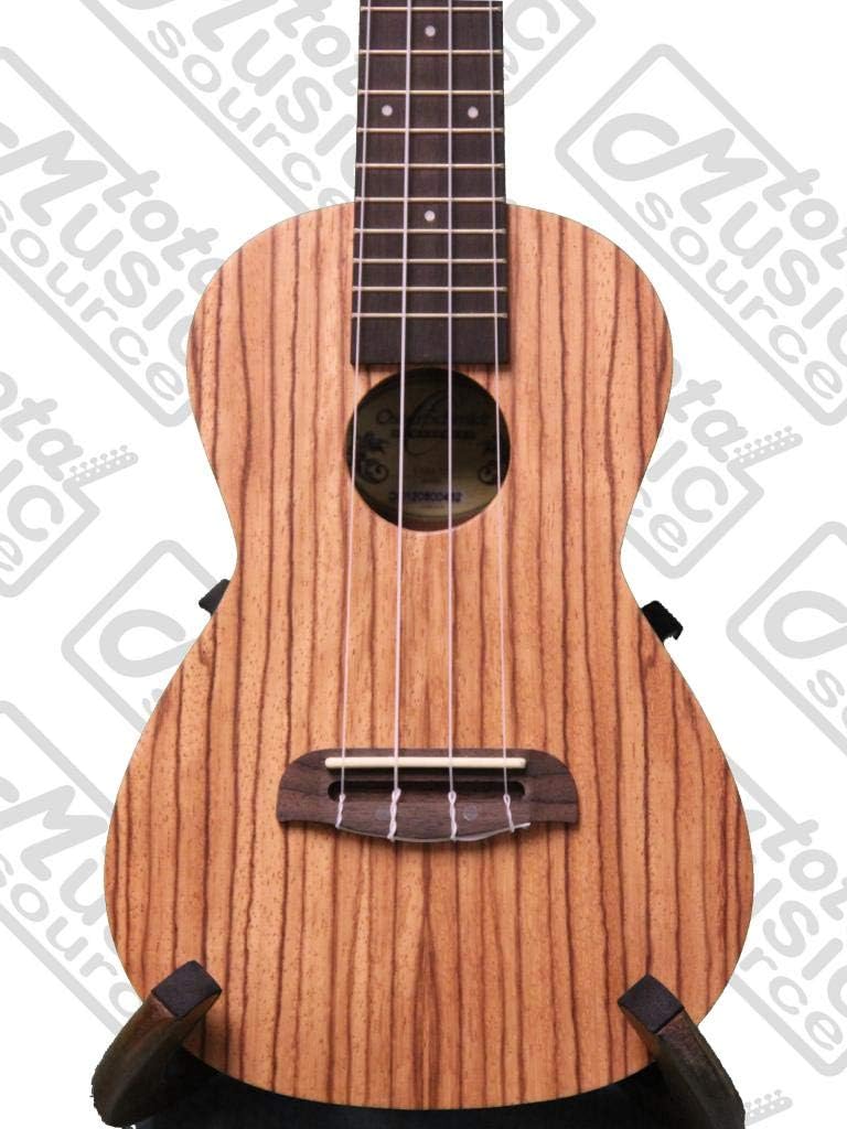 Oscar Schmidt OU320 Zebra Wood Concert Ukulele - Natural