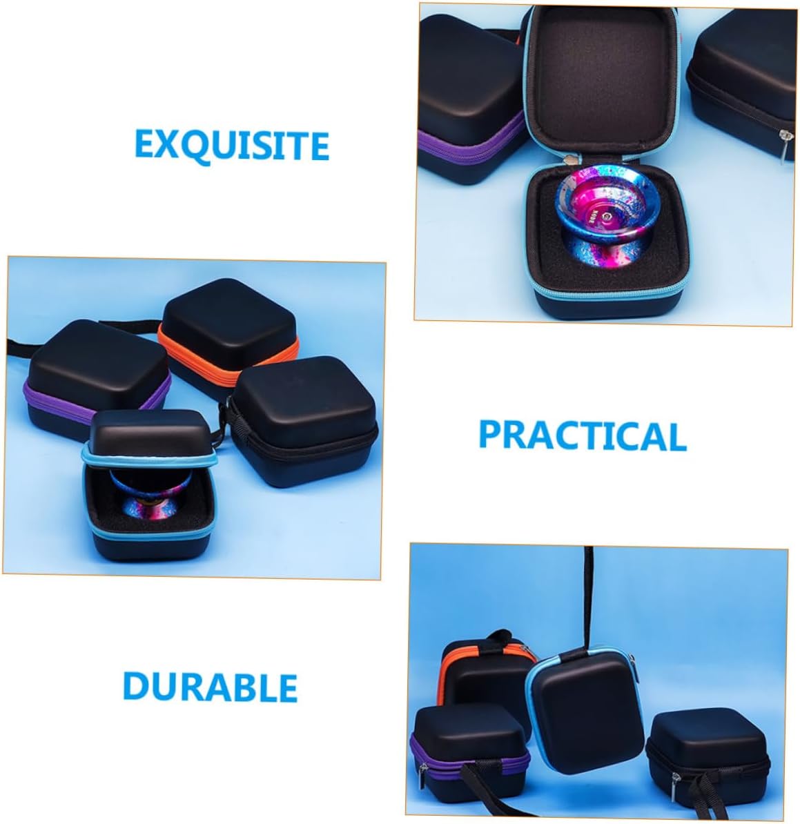 5pcs Yo-yo Storage Pouch Case for Beginners Adults Portable Carrying Bag Protective Design Convenient for Travel and Play